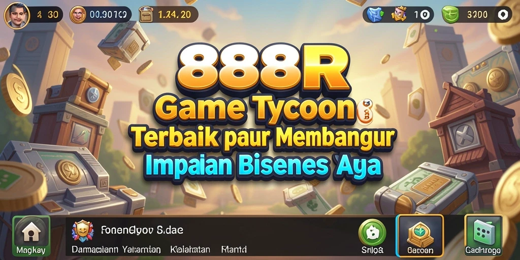 Screenshot menampilkan pengalaman gameplay Tycoon dalam 888R.