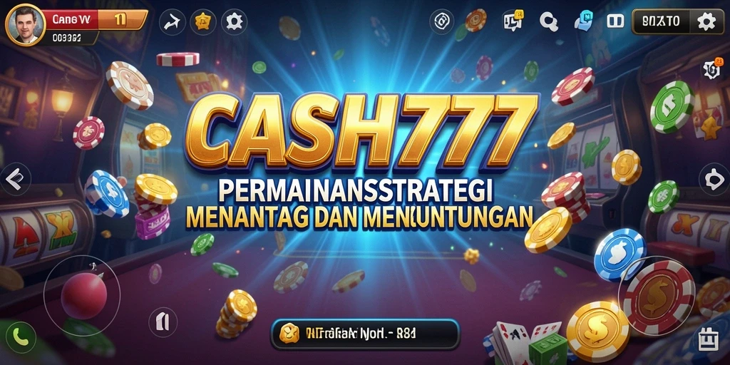 Tangkapan layar dari gameplay seru CASH777 di arena pertempuran.