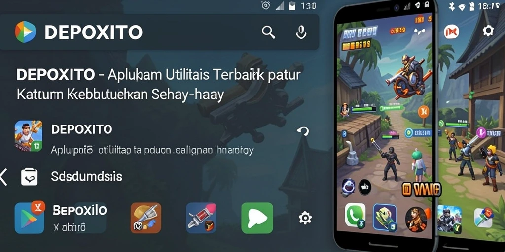 Tampilan antarmuka DEPOXITO yang intuitif dan mudah digunakan.