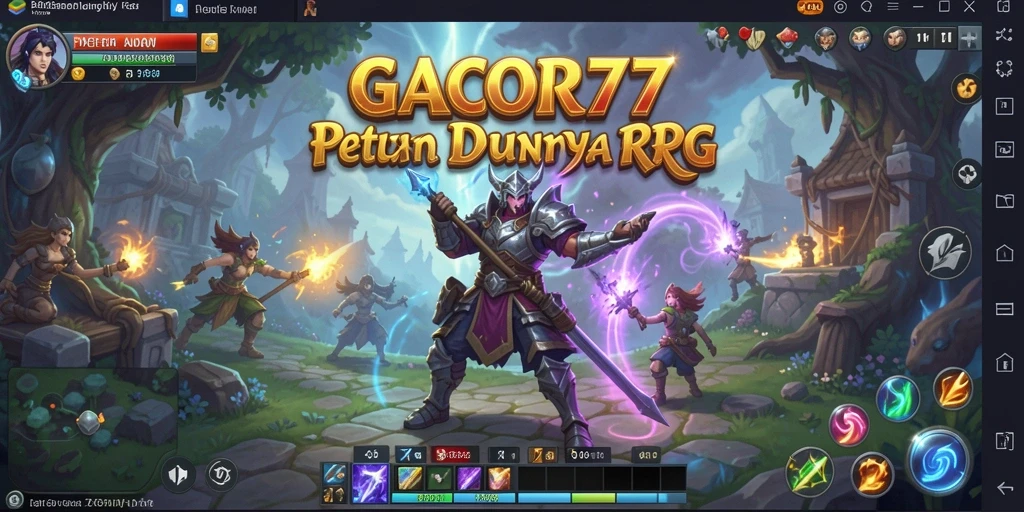 Gameplay seru dengan pertempuran epik dalam GACOR77.