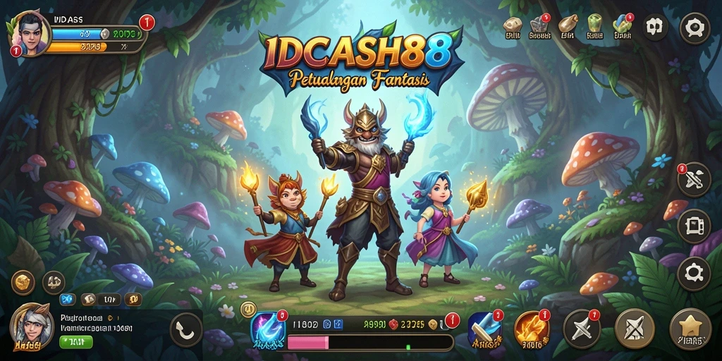Screenshot menunjukkan karakter beraksi dalam pertempuran RPG yang mendebarkan.