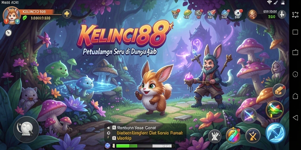 Screenshot KELINCI88 menampilkan gameplay petualangan yang mendebarkan dan penuh warna.