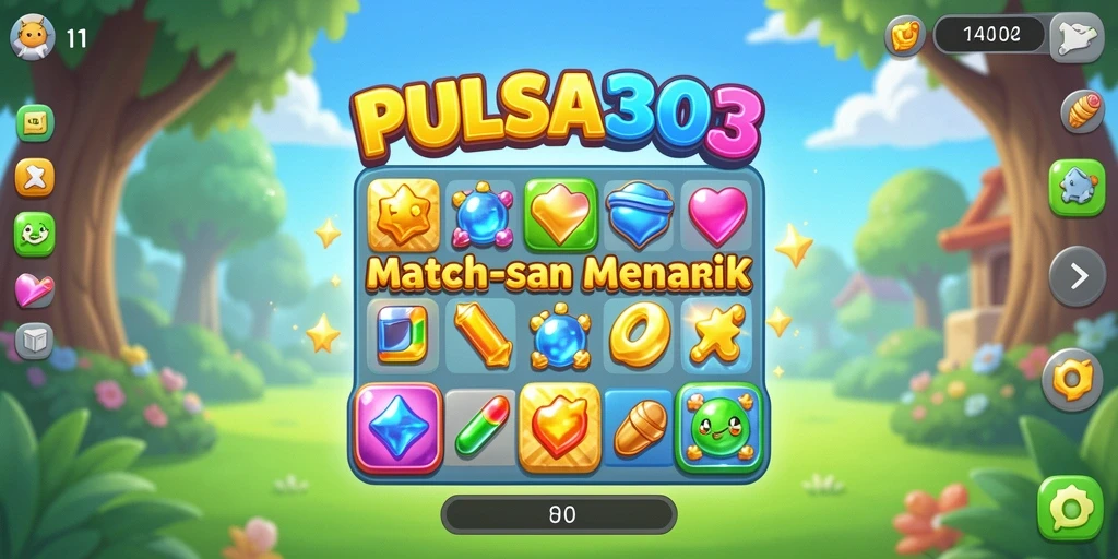Tampilan gameplay PULSA303 yang menarik dan penuh warna.