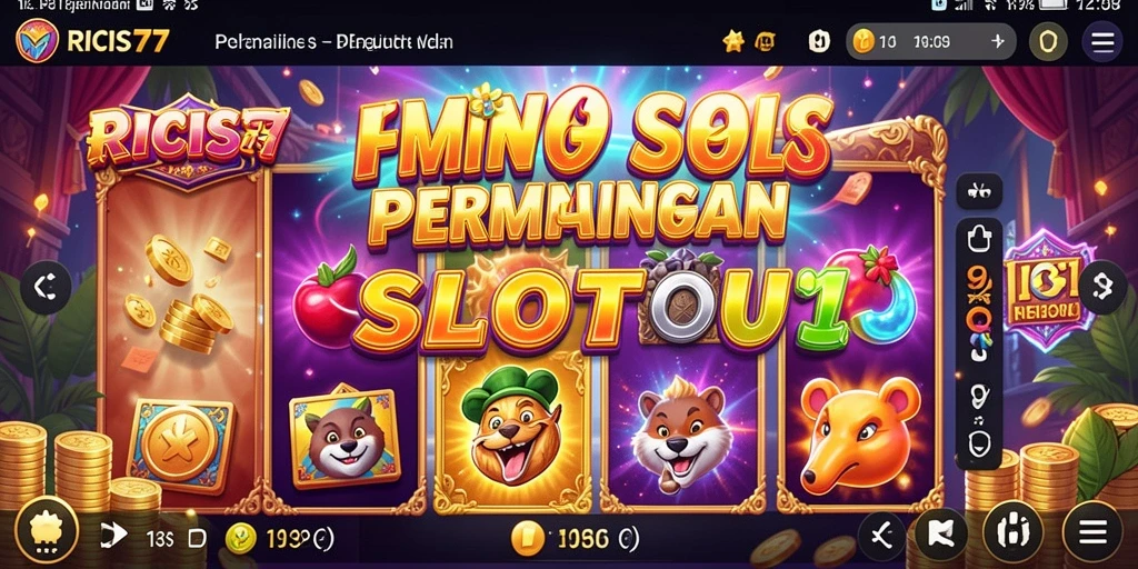 Tampilan gameplay RICIS77 yang menawan saat bermain Slot.